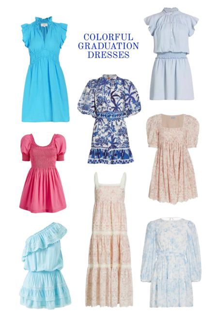 Colorful graduation dresses (or simply spring & summer dresses) favorites 💘 #graduationdresses #springdresses #summerdresses #grandmillenial #preppy #preppydresses #springfashion 

#LTKSeasonal #LTKstyletip #LTKfindsunder100