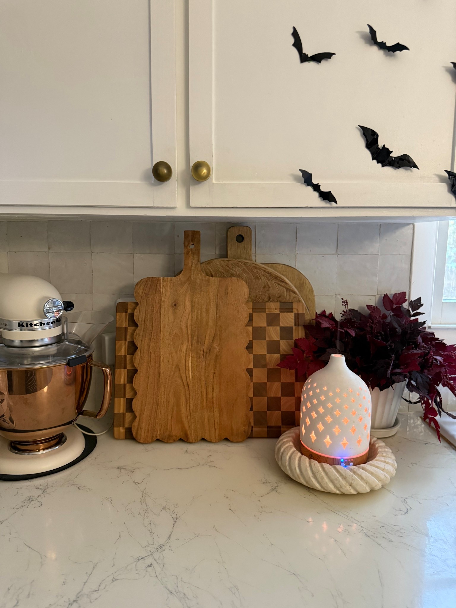 FALLOWEEN kitchen counter styling 

*Plum stems are hobby lobby 

#LTKSaleAlert #LTKSeasonal #LTKHome