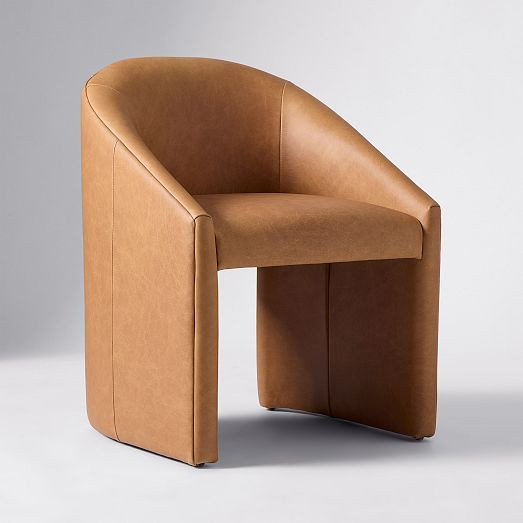 Adler Leather Dining Chair | West Elm (US)