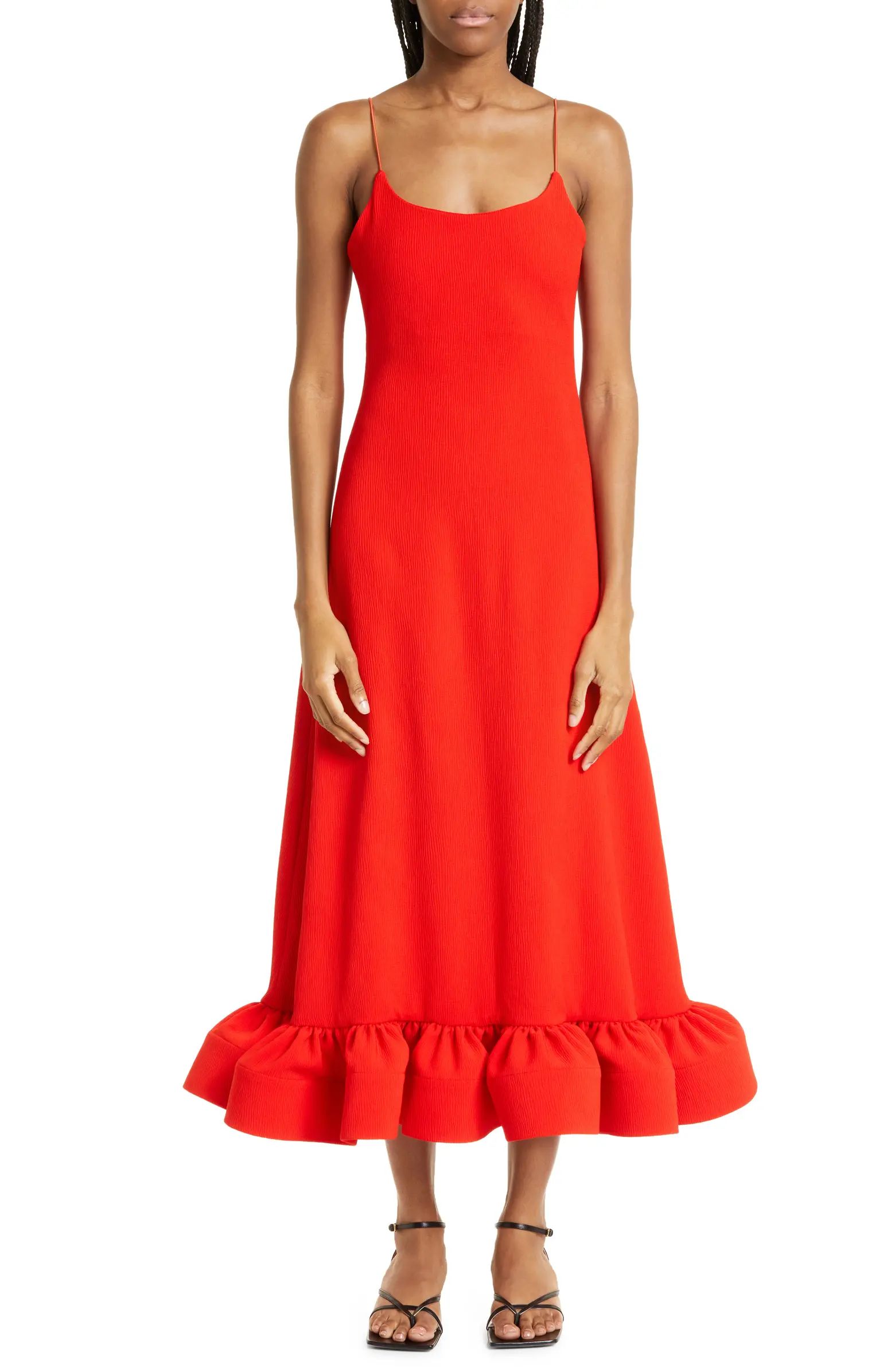 Dire Ruffle Hem Maxi Dress | Nordstrom