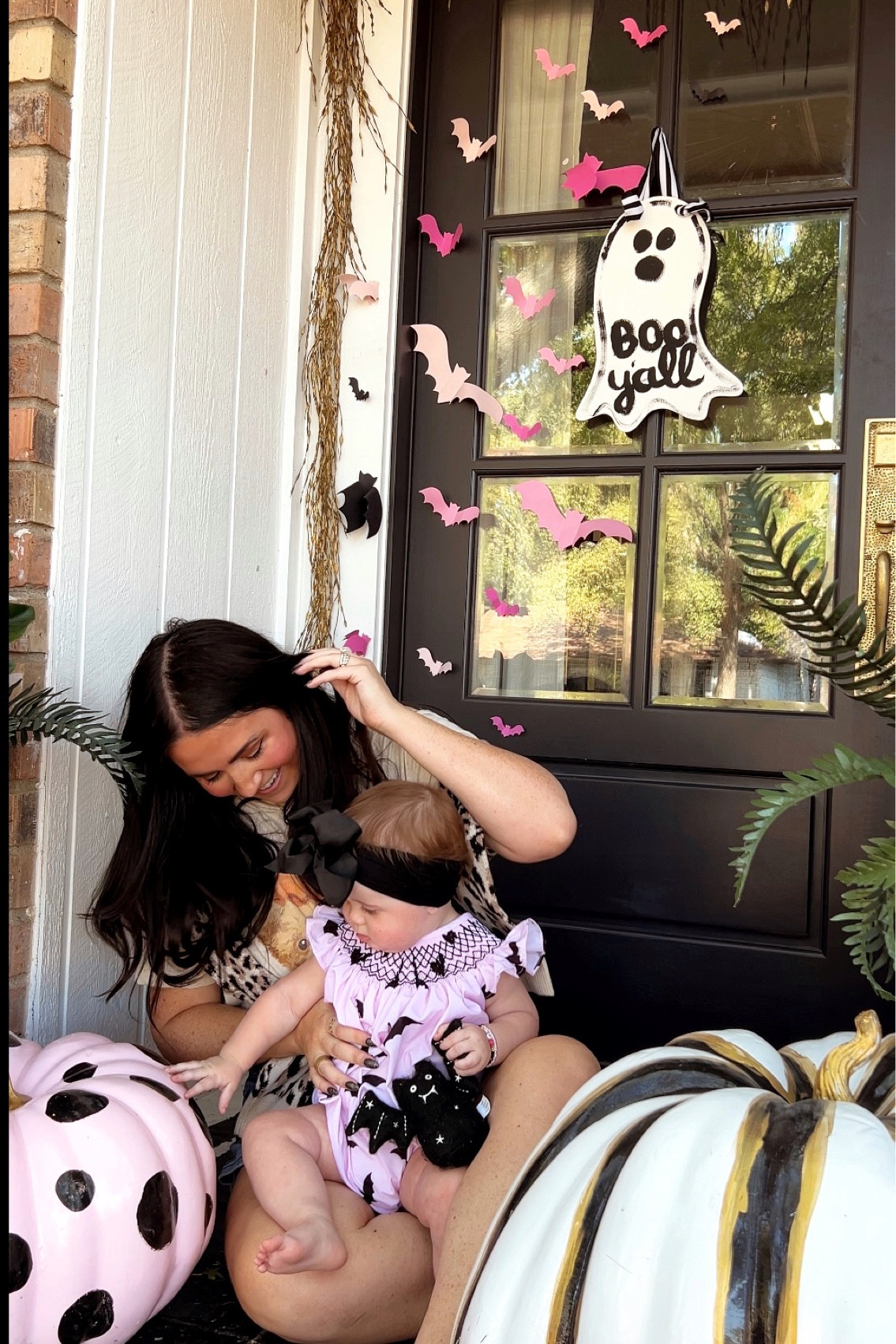 Halloween bats pink teddy fall baby toddler girl bow smocked porch decor

#LTKSeasonal #LTKHalloween #LTKKids