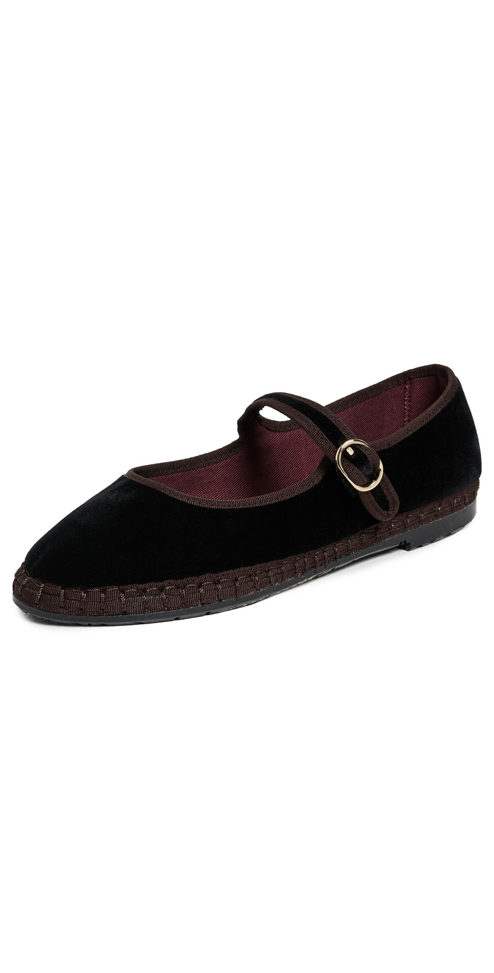 Flabelus Velvet Mary Jane Flats Sethe 36 | Shopbop