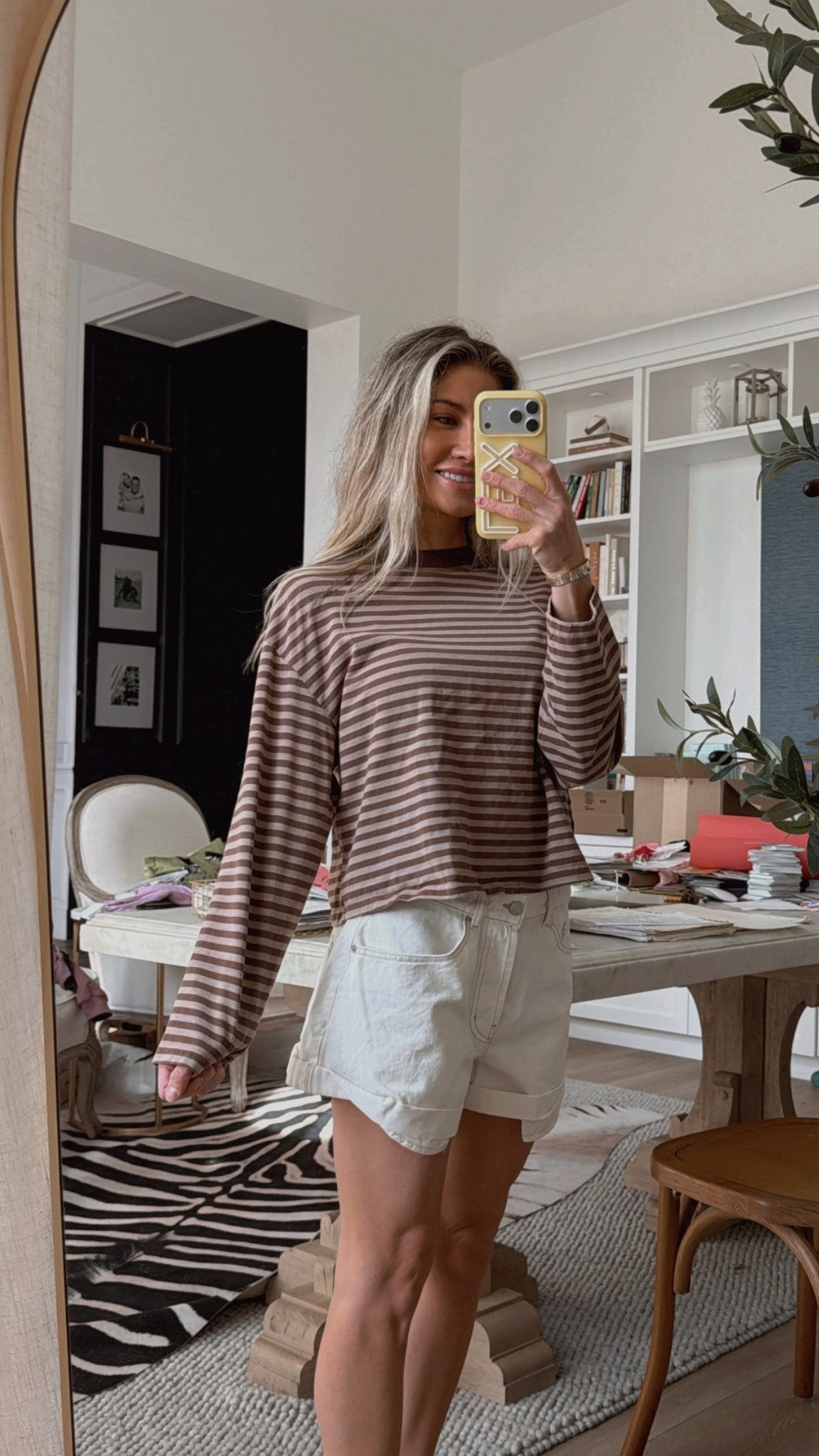 my favorite throw and go shirt! I got a couple colors because I love it so much. I sized up to medium for oversized  

#LTKmomlife #LTKSaleAlert #LTKPetite