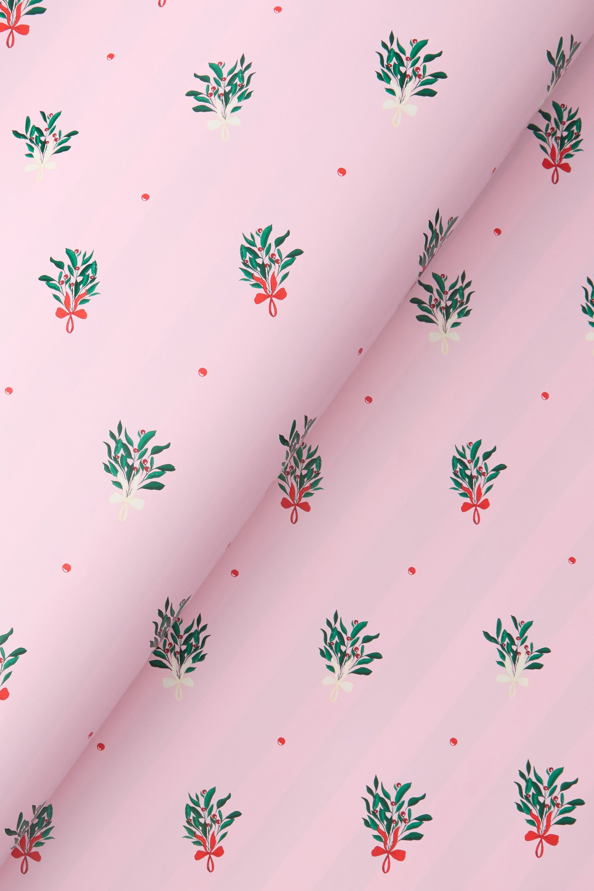 Typo - Premium Wrapping Paper Roll - Mistletoe bows double sided | Cotton On (ANZ)