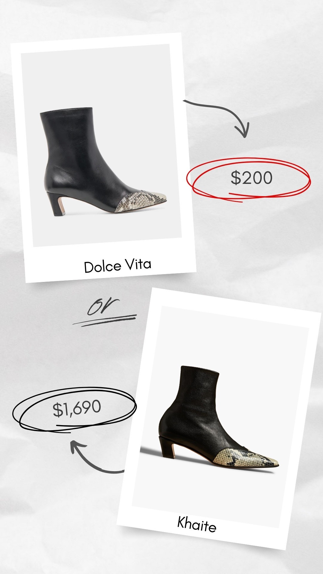 Love these Khaite boots but not the price? I found such a similar pair at Dolce vita #LookForLess

#LTKSeasonal