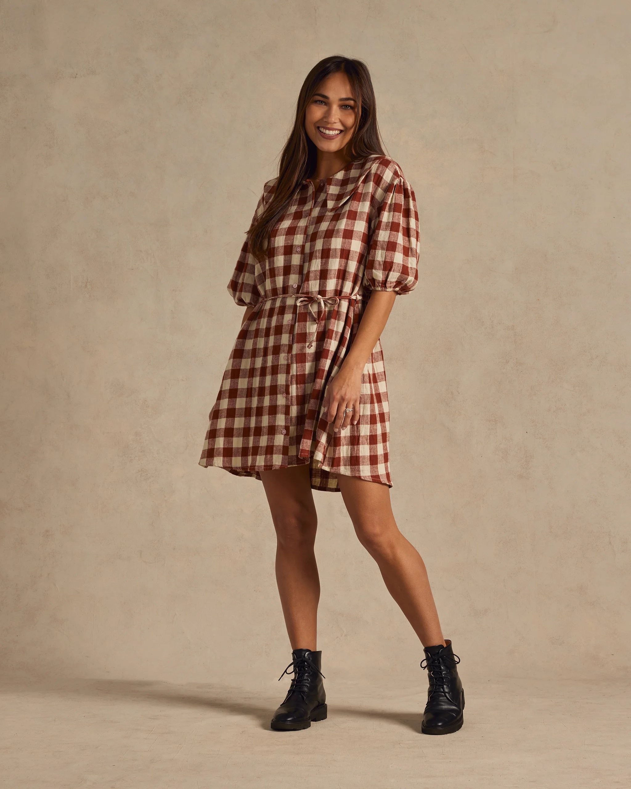 Olive Dress | Ruby Plaid | Rylee + Cru