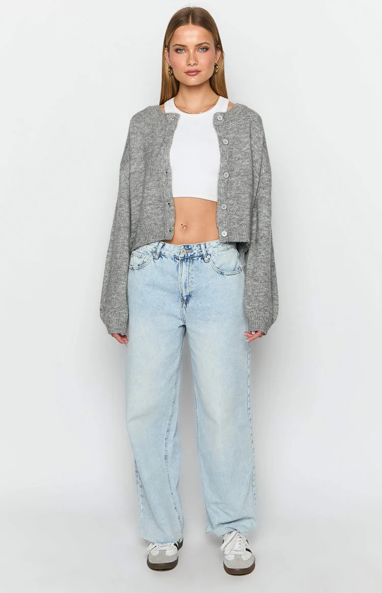 Chris Grey Cardigan | Beginning Boutique (US)