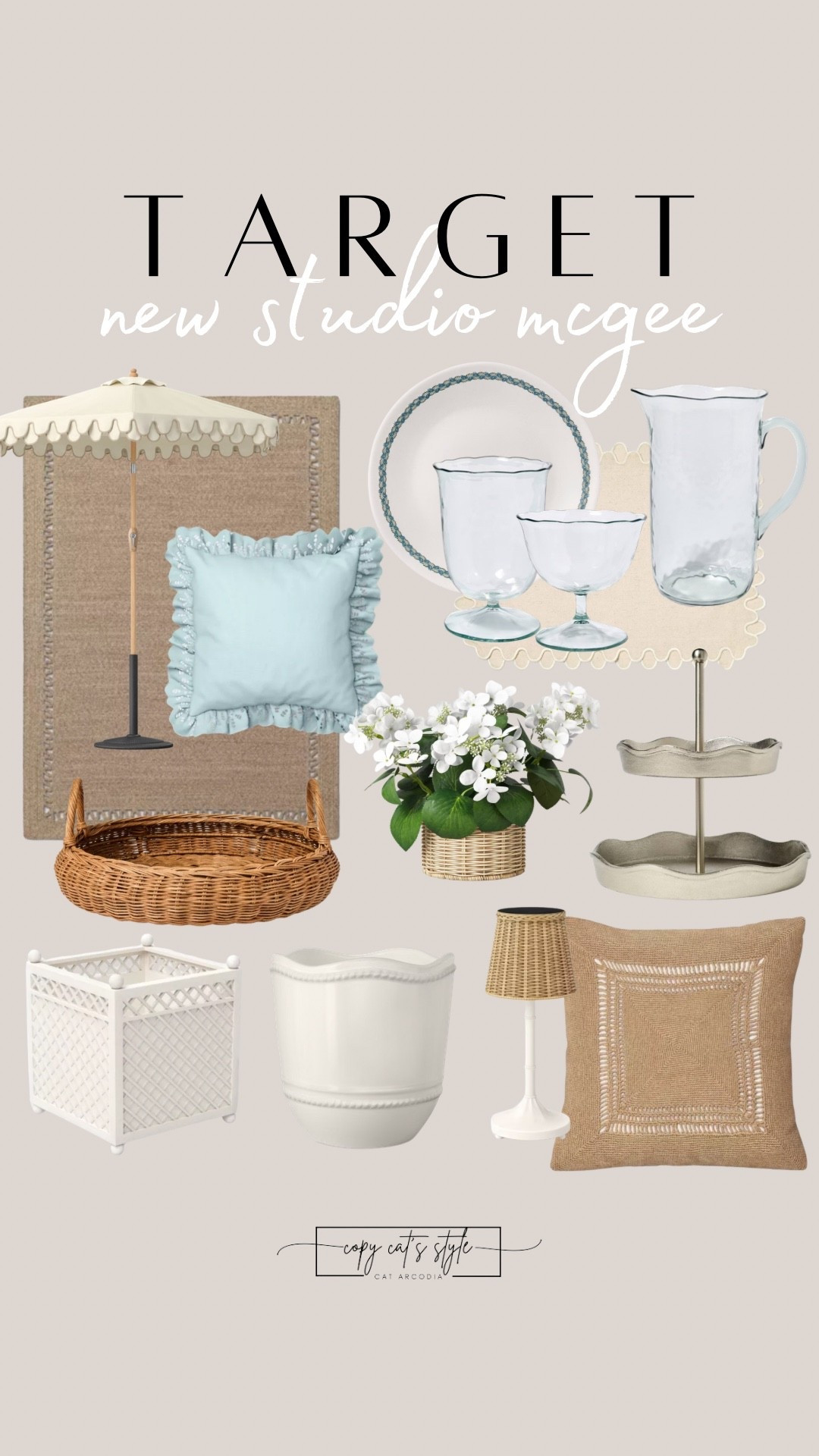 Target new Studio McGee home decor for summer is so pretty.  Summer outdoor decor. 

#LTKSeasonal #LTKHome