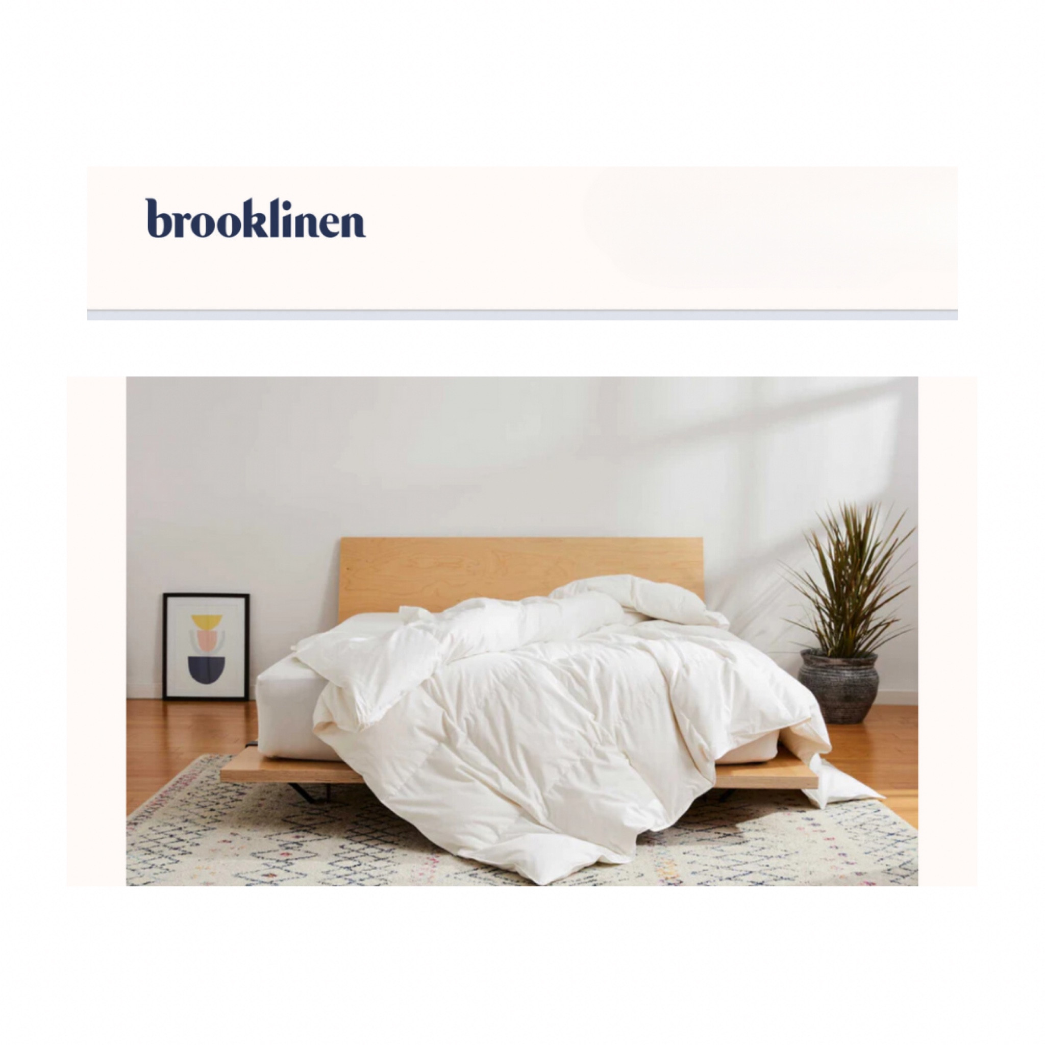 When they talk about self care, it’s more than just massages and facials (both of which I love).. it starts at home.. your bedroom should be the coziest spot in the place, your bed should call your name! If it doesn’t, peep Brooklinen for an upgrade.. I have the All Seasons Down, pillows and a throw blanket.. I could not imagine another set on this bed 🤍 

#brooklinen #comforter #downcomforter #comfort #cozy #bed #bedroom #sleep #selfcare #linens 
