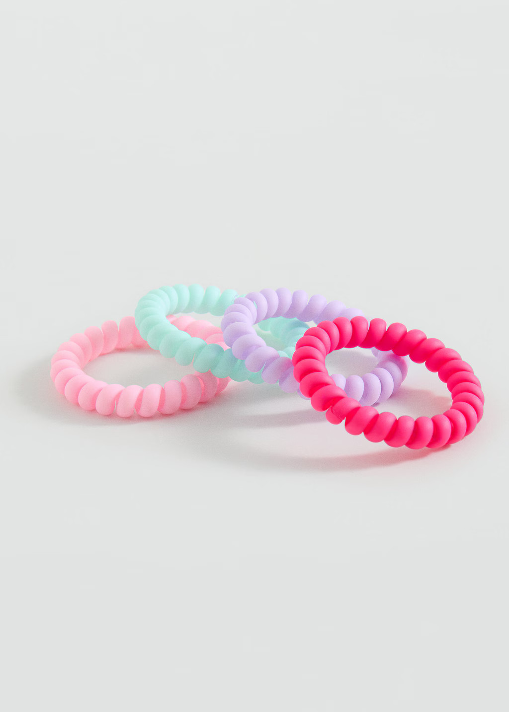 Pack of 4 scrunchies pink - Kids - One size - MANGO KIDS | Mango (US/MX/AU)