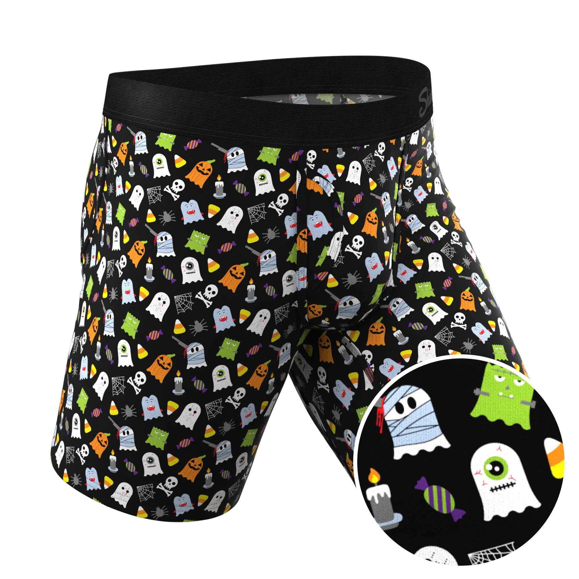 Halloween Themed Long Leg Ball Hammock® Pouch Underwear with Fly | Shinesty