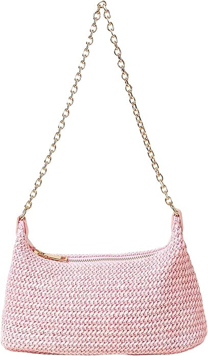 Verdusa Women's Straw Woven Shoulder Bag Tote Handbag Summer Beach Purse | Amazon (US)