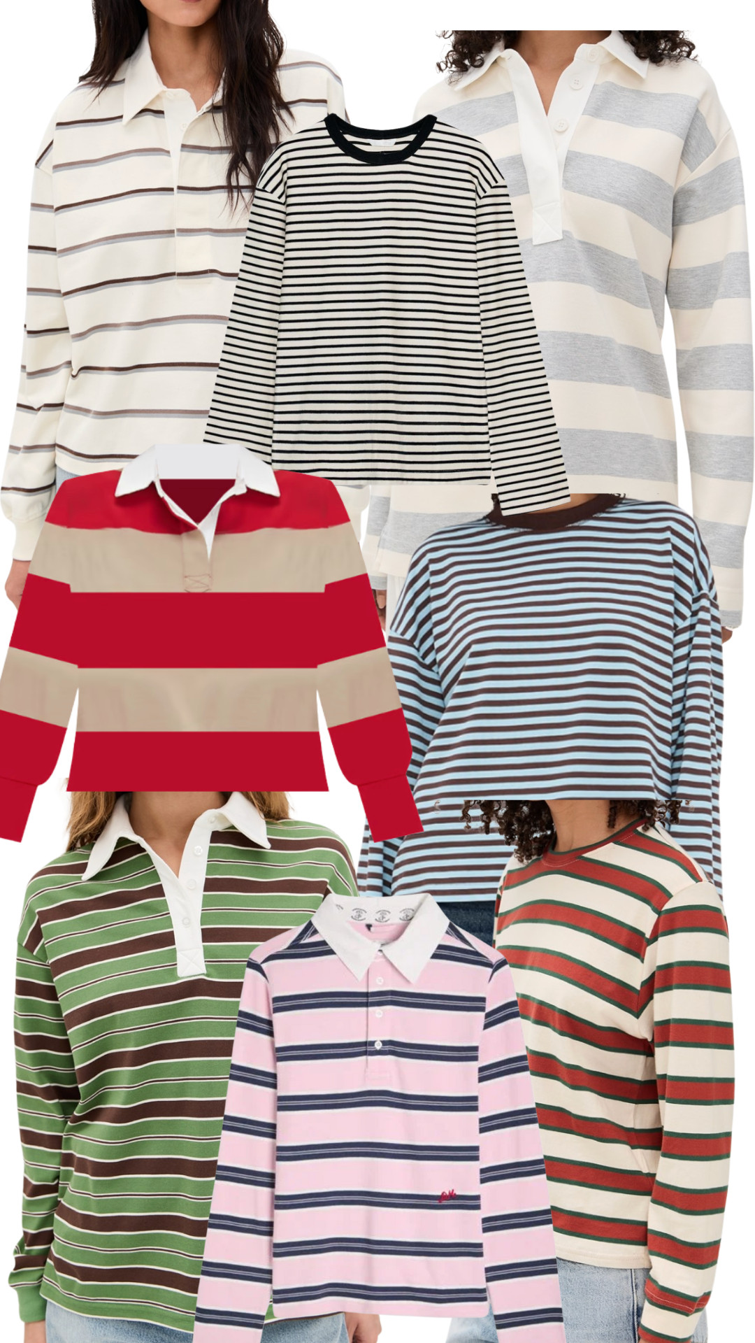 Striped Rugby Shirts & Sweaters 

 

#LTKSeasonal #LTKStyleTip