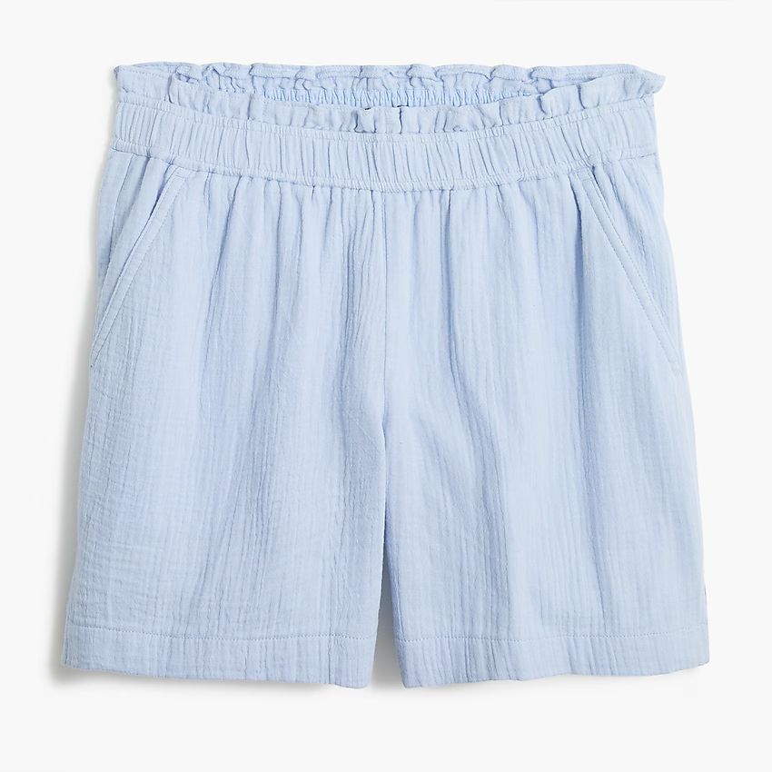 Cotton pull-on gauze short | J.Crew Factory