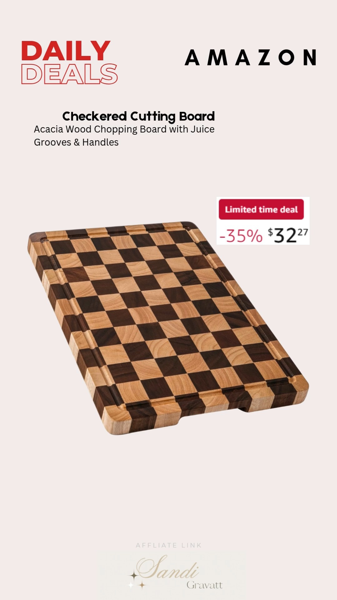 Amazon checkered cutting board adds a stylish touch to your kitchen while keeping prep fun and functional. Slice, dice, and serve with ease 🍴🖤✨
#AmazonKitchen #CuttingBoardStyle #LTKhome #LTKfinds #KitchenEssentials #OOTDinspo #LTKstyle #CookingFun #WardrobeRefresh #LTKdaily 

 #LTKHome #LTKSaleAlert #LTKFindsUnder50