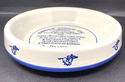 Kentucky Derby Towne Pie Plate Louisville Stoneware 107th 1981 Recipe Vintage  | eBay | eBay US