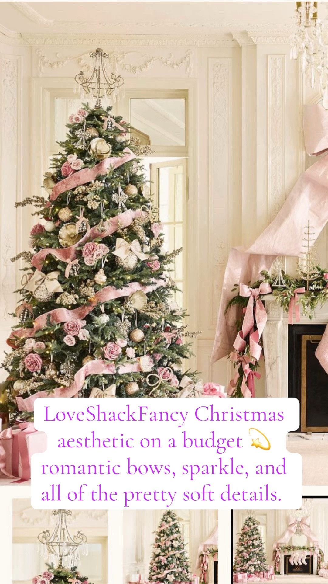 Recreating the Pottery Barn × LoveShackFancy Christmas aesthetic — without the price tag 🤍 dreamy bows, blush tones, and soft sparkle for less.
#LTKLoveShackFancy #LTKPotteryBarnChristmas
#LTKPinkChristmas
Decor
#LTKLuxeForLess 
#LTKRomanticHomeDecor

#LTKHoliday #LTKHome #LTKSeasonal