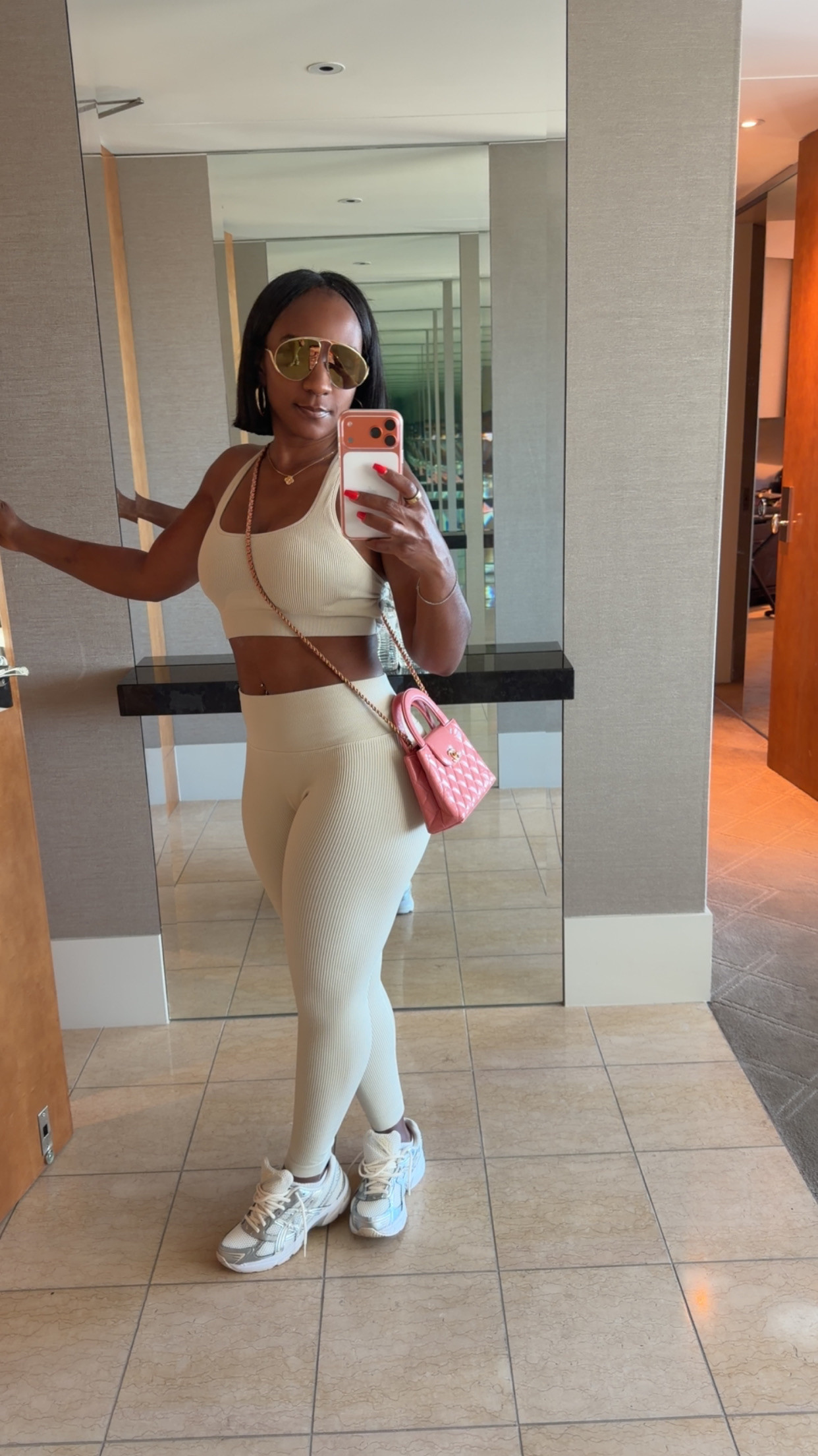 Love this comfy, ribbed beige two-piece set 

 

#LTKootd #LTKfitnessgoals #LTKTravel