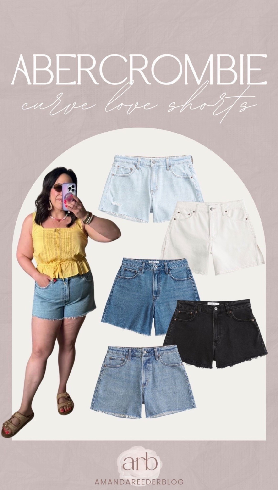 My favorite seasonal denim shorts from Abercrombie! I wear a size 14 in their shorts and do the regular style 

#LTKMidsize #LTKootd #LTKmomlife