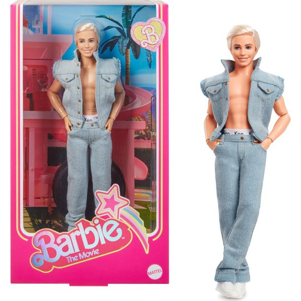 Barbie The Movie Collectible Ken Doll Wearing Denim Matching Set | Walmart (US)