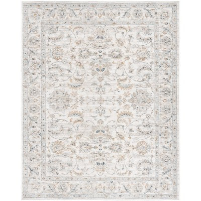Avalon AVA220 Machine Made Loomed Area Rug - Ivory/Blue Gold - 8' X 10' - Safavieh | Target