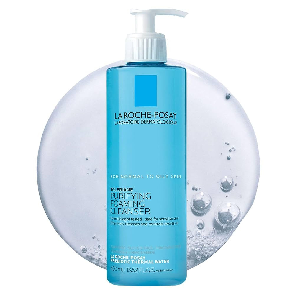 La Roche-Posay Toleriane Purifying Foaming Facial Cleanser, Oil Free Face Wash for Women & Men wi... | Amazon (US)