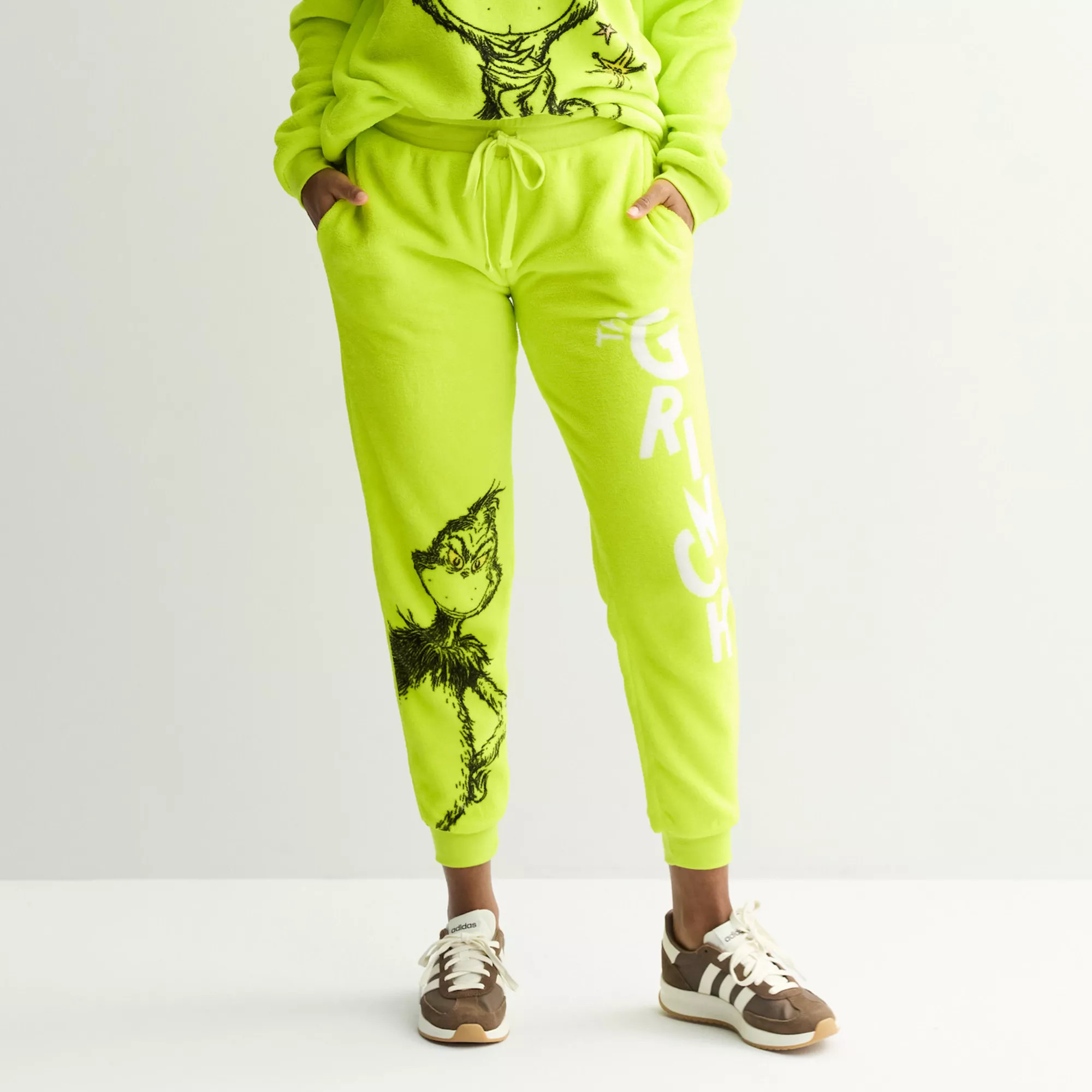 Juniors' Grinch Graphic Woobie Joggers | Kohl's