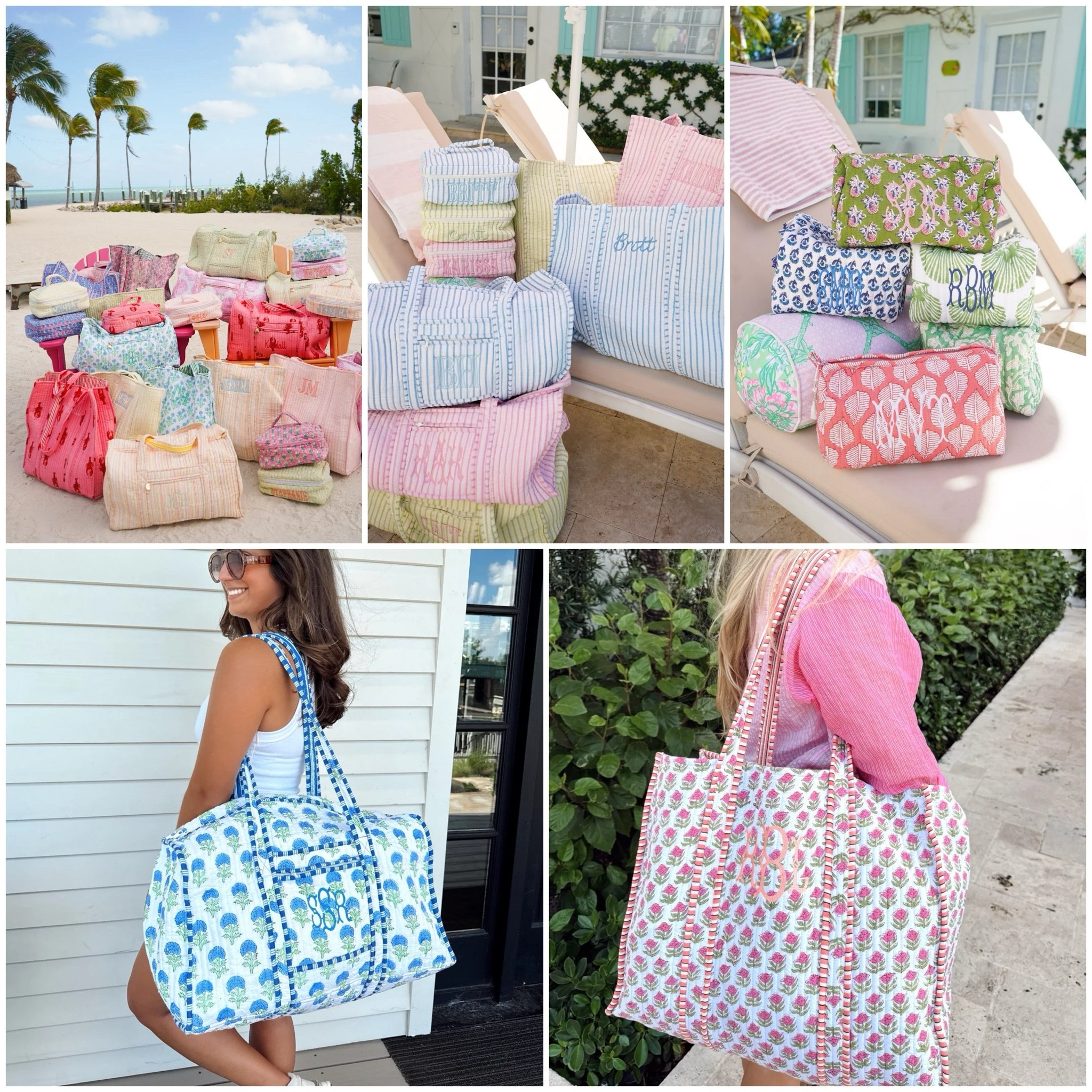 Hi pretty ladies! Look at these perfect bags for summer and beyond! I immediately fell in love when I saw them. So many beautiful prints and colors and they also offer embroidery! You can use my code SHELBYRICH10 for 10% off your purchase!

#LTKSeasonal #LTKSaleAlert #LTKmomlife