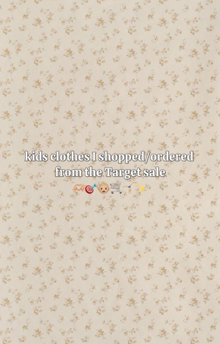 kids clothes I shopped in store/ordered from the Target sale 🎯 

#LTKKids #LTKmomlife #LTKBaby