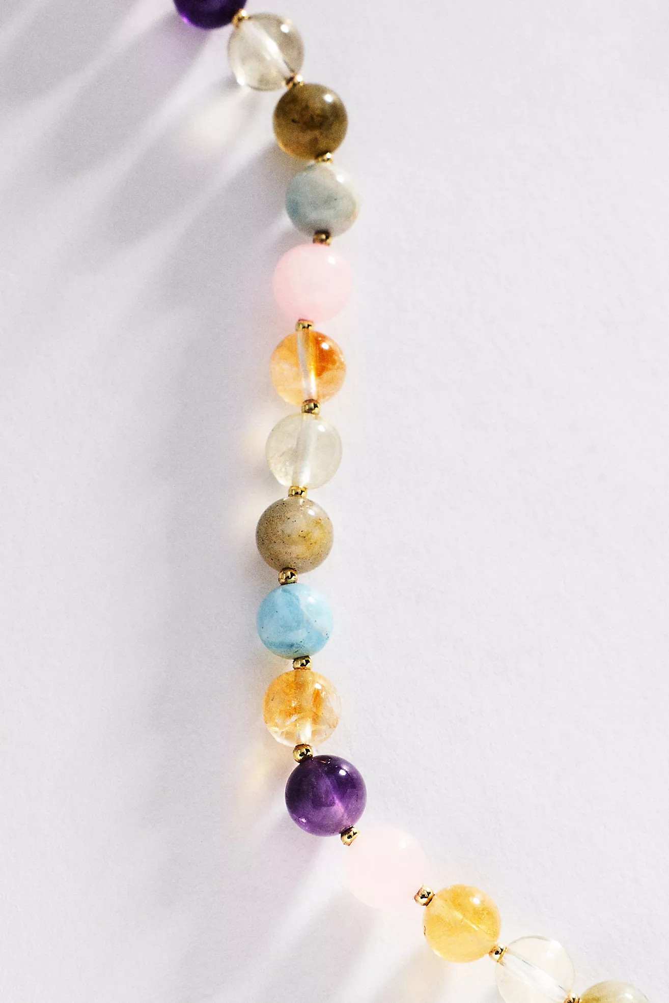 Goldbug Collection Gemstone Toggle Necklace | Anthropologie (US)