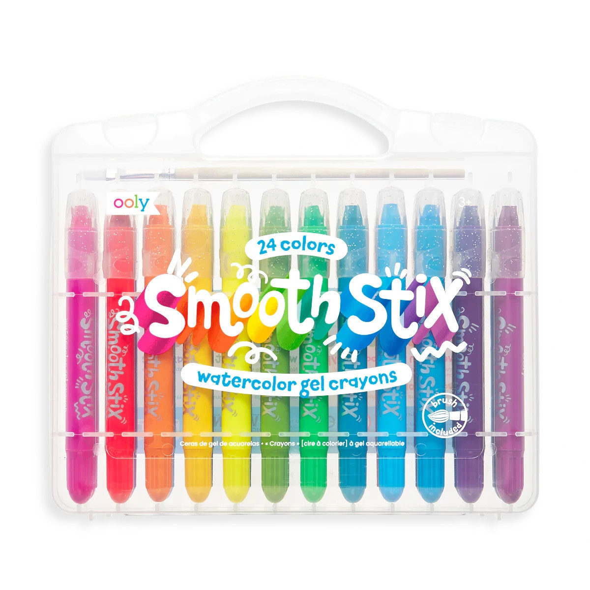 Smooth Stix Watercolor Gel Crayons - Set of 24 | The Horseshoe Crab