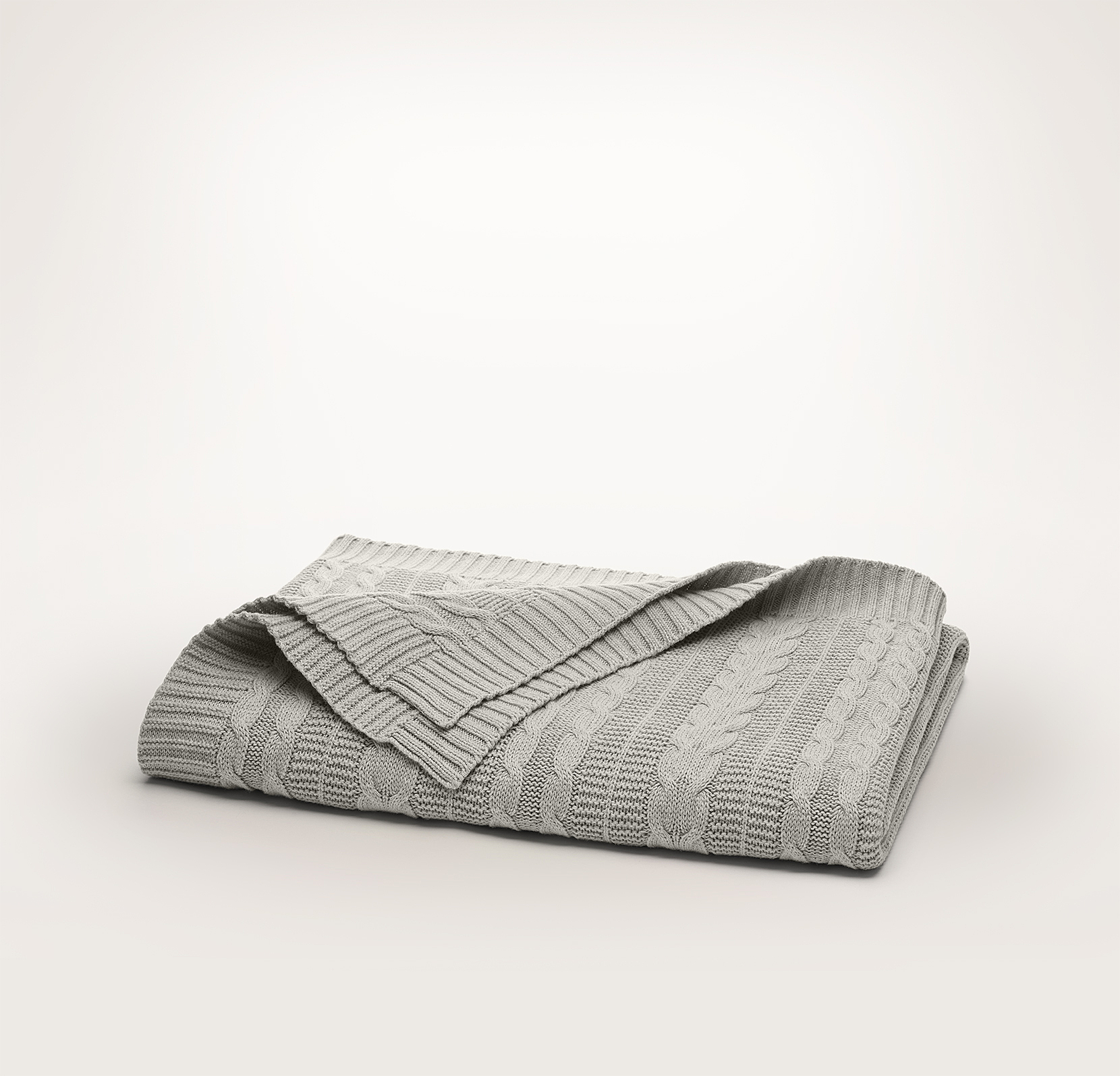Cable Knit Throw Blanket | Boll & Branch