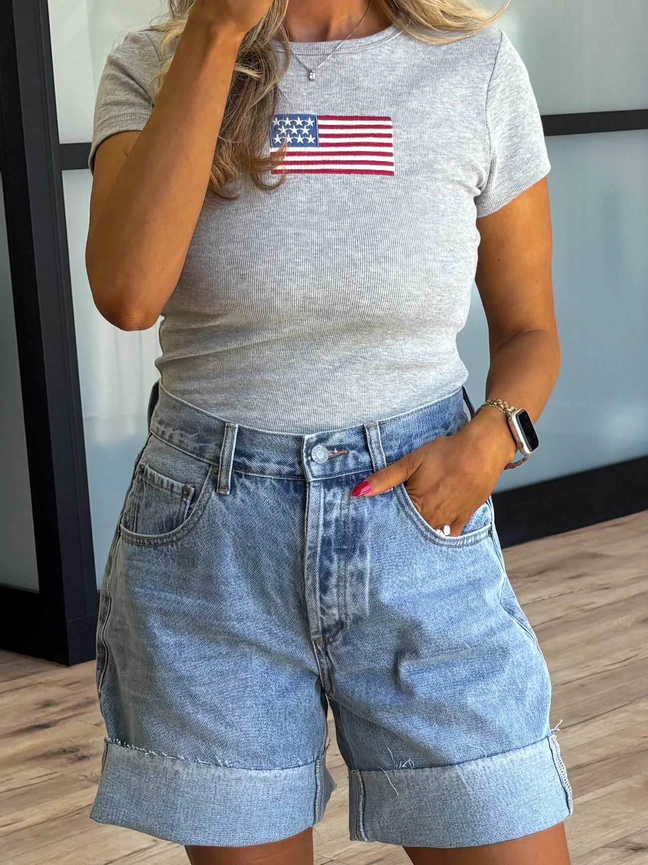 Evans Bermuda Cutoffs | Talulah