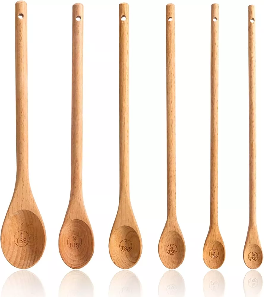 Wood Measuring Cups and Spoons Set … curated on LTK