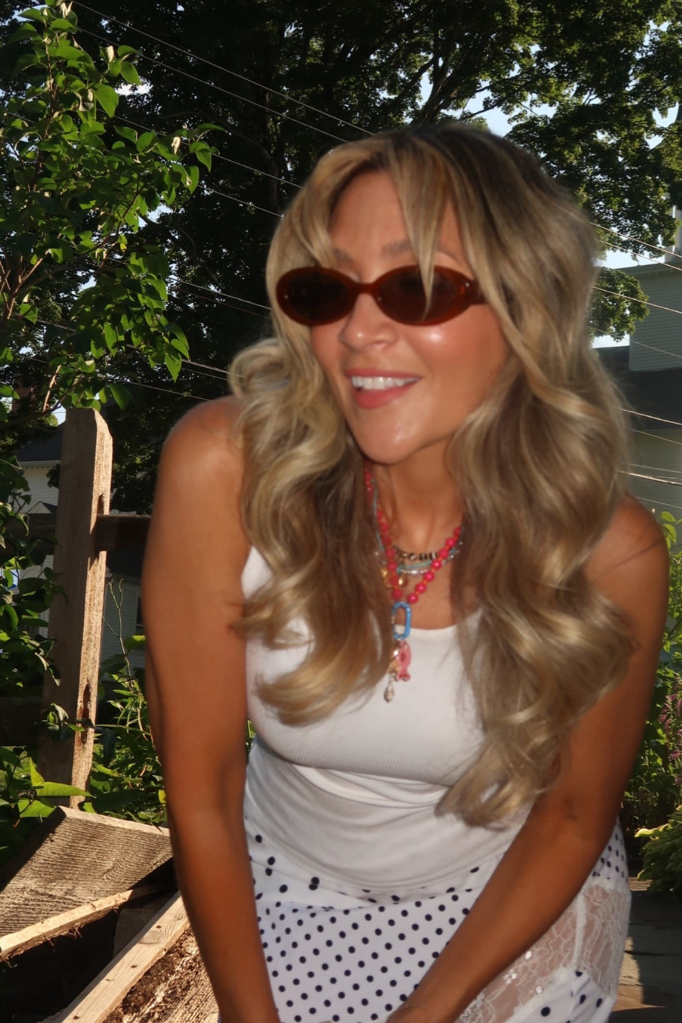 Styling THE glasses of the summer from Glasses USA 😎 I’ve been loving an oval shape and lighter tint lenses this season! Use code MARISSA10 to get $$ off your order ☀️