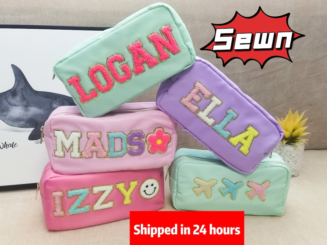 Custom Makeup Bags Personalized Makeup Pouch Bridesmaid Gifts Birthday Gift Teacher Gift Gift for... | Etsy (US)