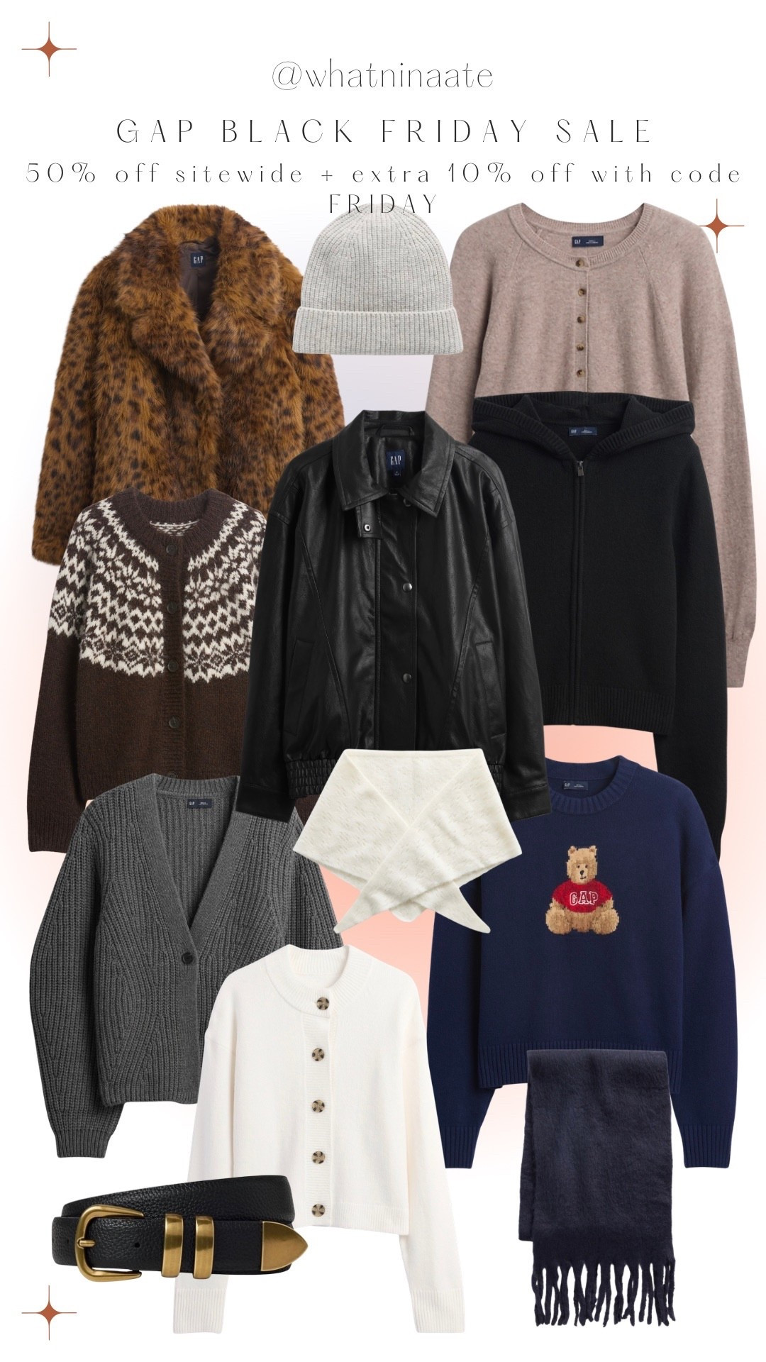 GAP Black Friday sale. Up to 50% off + 10% off with code FRIDAY  

#LTKSaleAlert #LTKHoliday #LTKCyberWeek