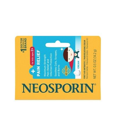 Neosporin Antibiotic and Pain Relieving Cream for Children - 0.5oz | Target