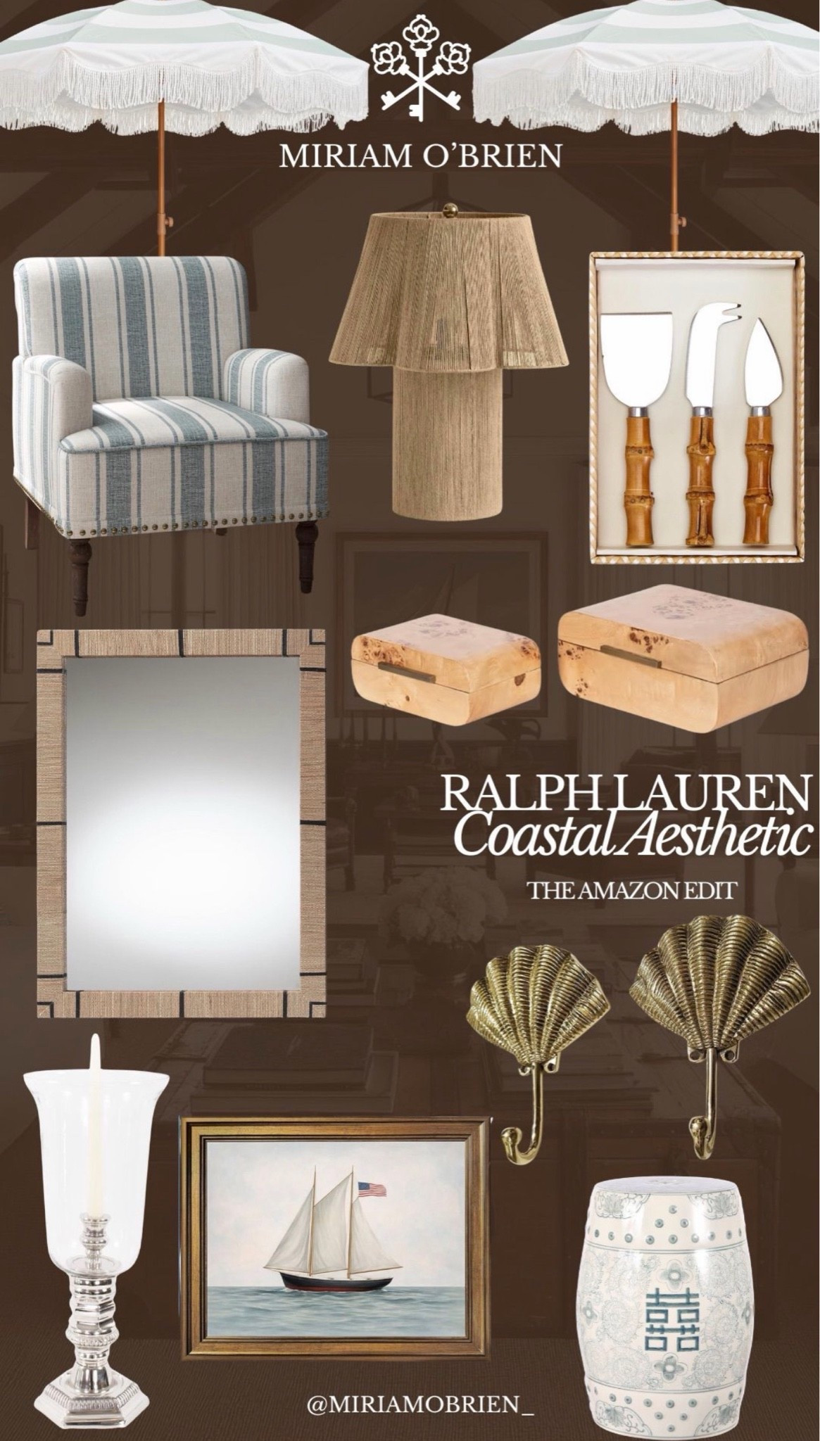 Ralph Lauren Coastal Aesthetic Edit

Follow me@miriamobrien on IG and TikTok 

#amazon#homedecor#coastal

#LTKOver40 #LTKHome #LTKSeasonal