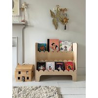 Scalloped Montessori Children's Bookcase - Charming Scallop Shelf For Kids' Room Storage | Etsy (US)