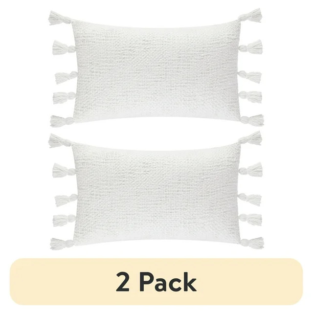 (2 pack) Better Homes & Gardens Oblong Decorative Pillow 14 in x 24 in | Walmart (US)