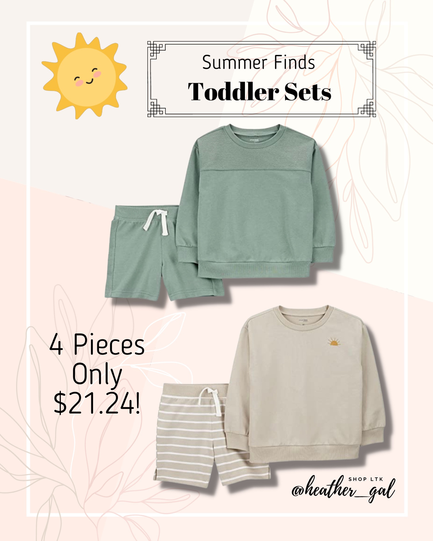 Toddler Terry Sets on Sale! Just picked these up, I thought they’d be so cute for down the shore this summer! 

Toddler summer set, toddler vacation outfits, toddler beach outfits, toddler summer looks, trendy toddler, aesthetic toddler, sale alert, carters toddler, amazon toddler 

#LTKsalealert #LTKkids #LTKfamily