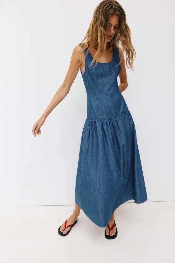 MIDI CAPE SKIRT DRESS | Zara US