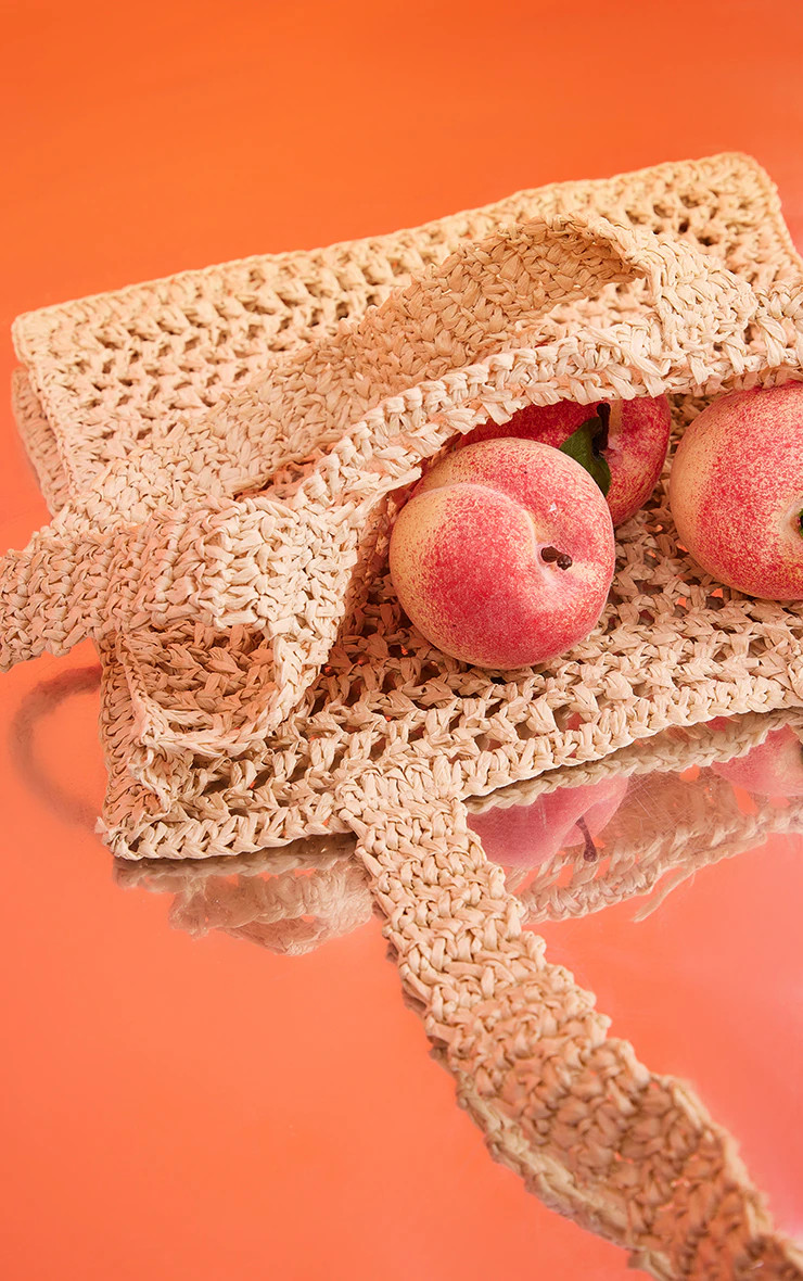 PLT Natural Woven Straw Bag | PrettyLittleThing US