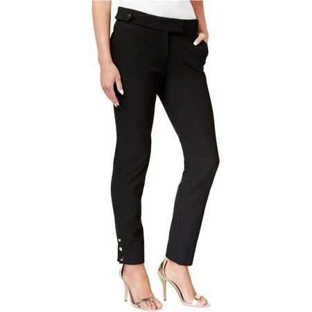 Rachel Zoe Womens Lana Cigarette Casual Trouser Pants Black 8 | Walmart (US)