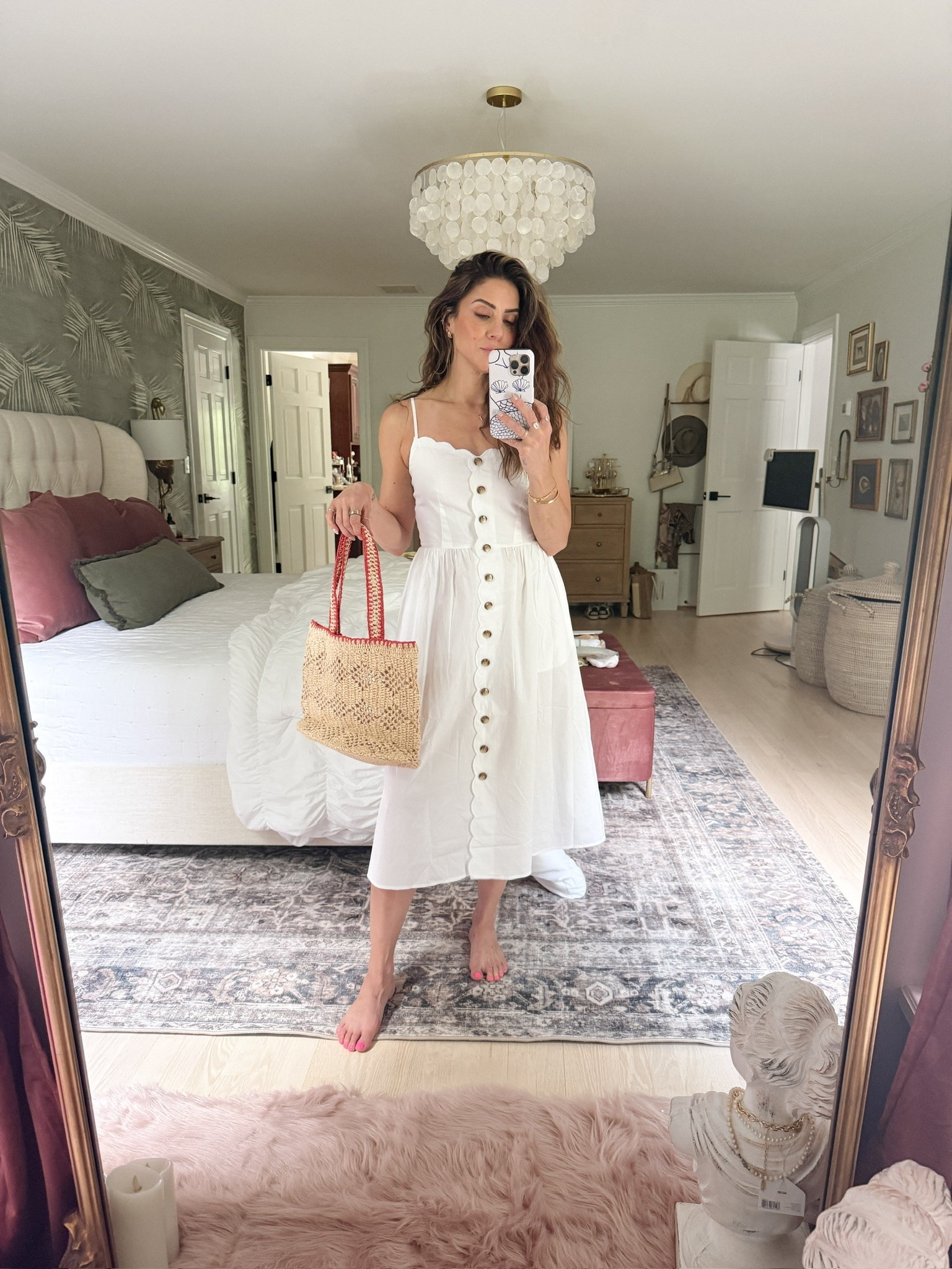 Perfect scalloped throw on and go dress 👗

#LTKootd #LTKTravel #LTKOver40