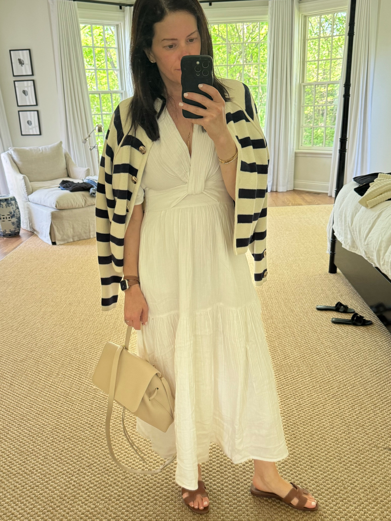 chinese dress ladies Angel Sleeve Full Sweep Gauze Dress XS-M  OMNIA