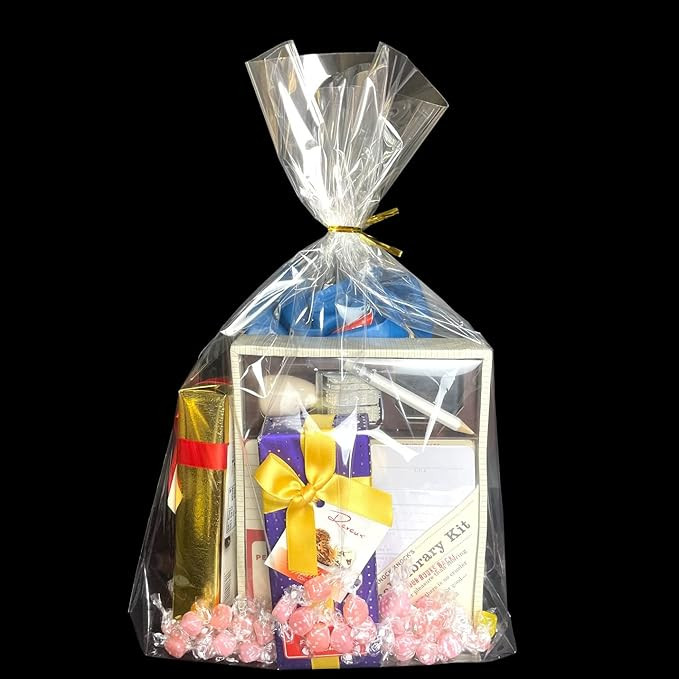 PigPotParty 12"x 16", Bottom Gusset Bags, 100x Clear Cello Cellophane Treat Bakery Toast Bags wit... | Amazon (US)