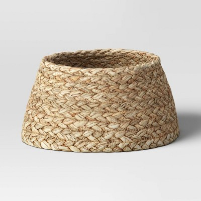7" Natural Grass Woven Mini Christmas Tree Collar - Wondershop™: Wicker Style | Target