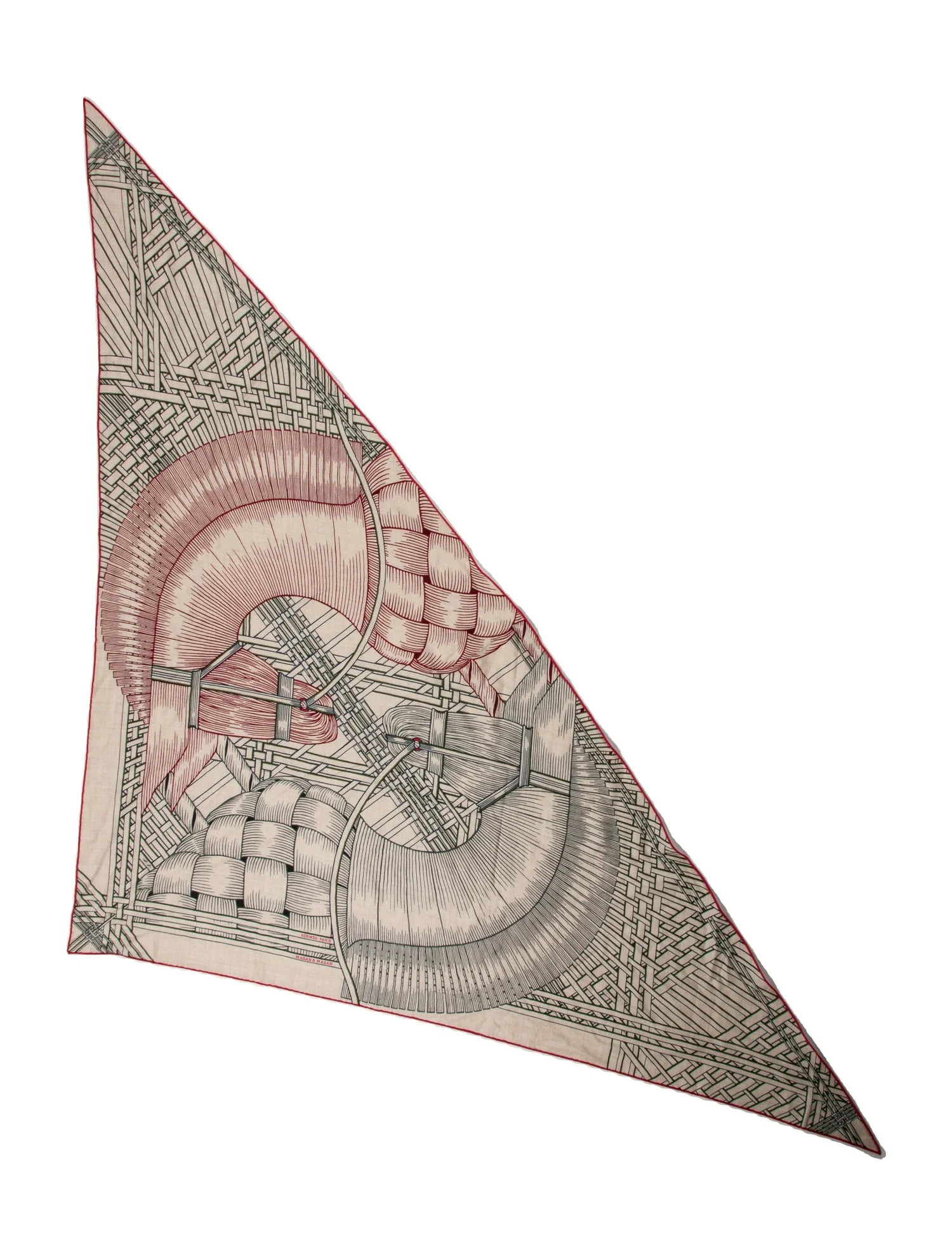 Hermès Masan & Masan Giant Cashmere Triangle Scarf | The RealReal